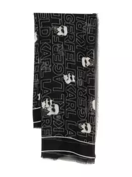 Шарф Ikon KARL LAGERFELD, черный
