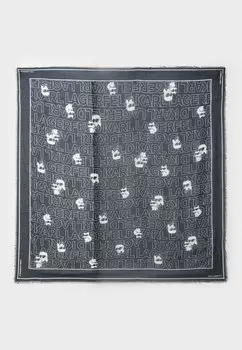 Шарф IKON SCARF KARL LAGERFELD, черный