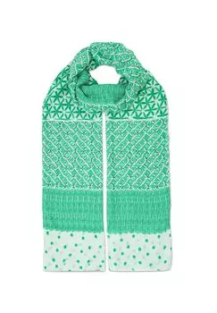 Шарф ITRI с модным миксом узоров HARPA, цвет Green One Size