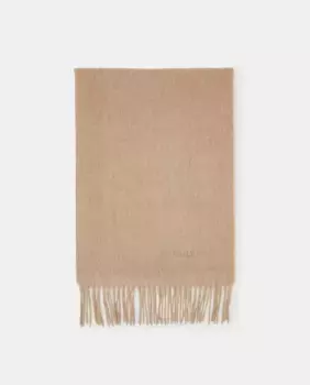 Шарф из 100% кашемира коричневого цвета Bel Cashmere, коричневый