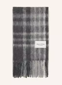 Шарф из альпаки Marc O'Polo, серый