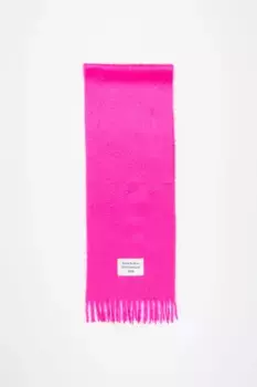Шарф из альпаки с бахромой Acne Studios, Fuchsia pink