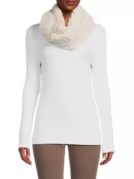 Шарф из искусственного меха Infinity La Fiorentina, бежевый