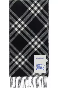 Шарф из кашемира Check Burberry, черный