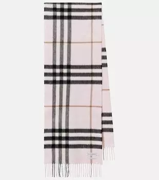Шарф из кашемира Check Burberry, Pale Candy Pink