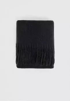 Шарф из матовой нити Stradivarius, черный