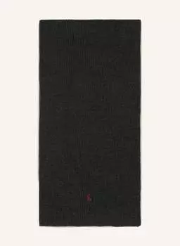 Шарф из мериносовой шерсти Polo Ralph Lauren, серый