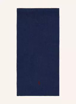 Шарф из мериносовой шерсти POLO RALPH LAUREN, синий