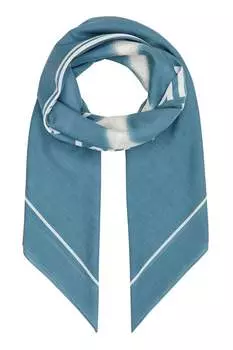 Шарф из органического хлопка с логотипом Calvin Klein Jeans, лавандовый