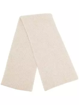 Шарф из органического кашемира N.Peal, коричневый