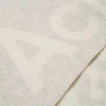 Шарф из переработанного материала с контрастным логотипом Acne Studios Toronty, серый