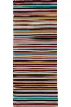 Шарф из разноцветной мериносовой шерсти в полоску Paul Smith