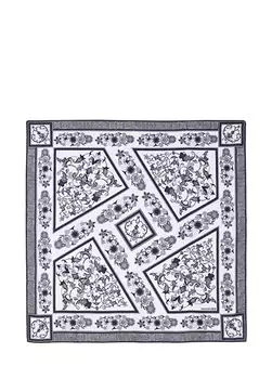 Шарф из шелкового твила 90Х90 см. Imannoor, белый
