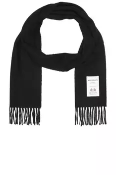 Шарф из шерсти ягненка moon merino Norse Projects, черный