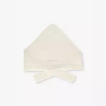 Шарф из шерстяной смеси Le chale gros grain Jacquemus, белый