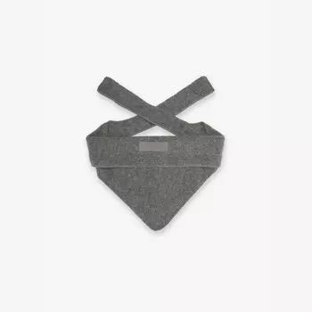 Шарф из шерстяной смеси Le chale gros grain Jacquemus, серый