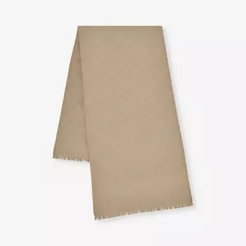 Шарф из смеси шелка тутового дерева и органического хлопка Mulberry, зеленый