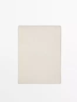 Шарф из смеси шерсти Massimo Dutti, бежевый