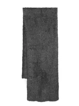 Шарф из смесовой шерсти James Perse, серый