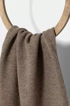 Шарф из смесовой шерсти United Colors of Benetton, коричневый