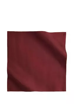 Шарф из твила и шелка с двойным принтом Poanes, бордовый