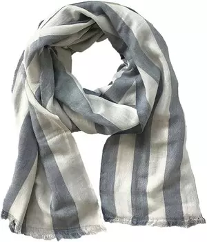 Шарф J. Jayz, кремовый/серый