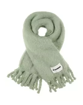 Шарф Jil Sander, светло-зеленый