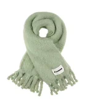 Шарф Jil Sander, светло-зеленый