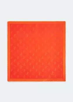 Шарф JIMMY CHOO Emani shawl, оранжевый