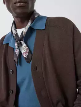 Шарф John Lewis Paisley Print Silk Bandana, разноцветный