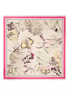 Шарф Jungle Flower Genny, белый