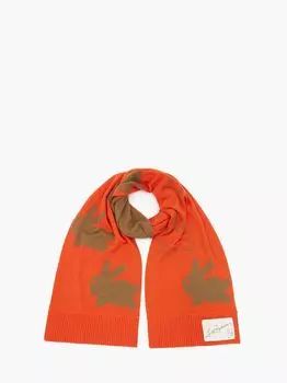 Шарф JW Anderson, коричневый