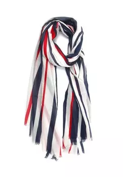 Шарф Канны морской Collezione alessandro, белый