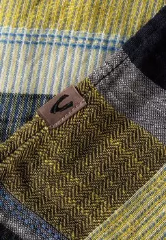 Шарф Karierter Aus Reiner camel active, желтыйный