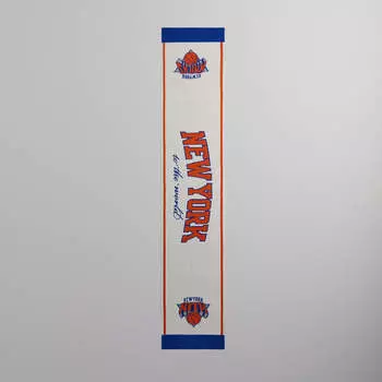 Шарф Kith for the New York Knicks Logo Knitted Scarf, цвет Silk