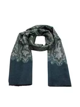 Шарф Kiton мужской, зеленый