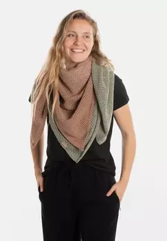 Шарф Knit Factory, темно-зеленый