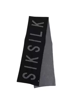 Шарф KNITTED SIKSILK, цвет black