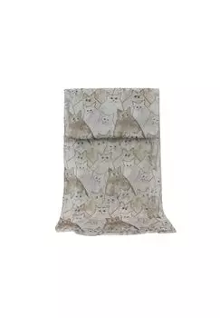 Шарф кот ZEBRO, бежевый