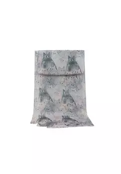 Шарф кот ZEBRO, черный