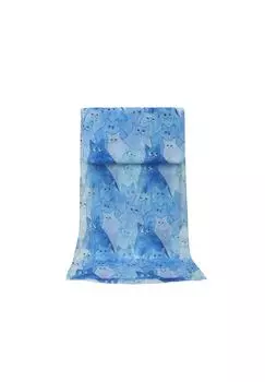 Шарф кот ZEBRO, синий