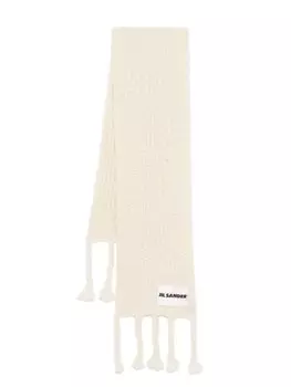 Шарф крупной вязки Jil Sander, нейтральный