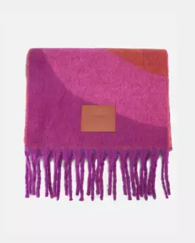 Шарф Kurt Geiger Yarndye, пурпурный