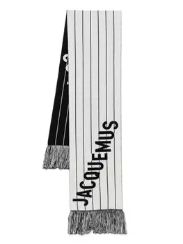 Шарф L'Echarpe Liga Jacquemus, белый