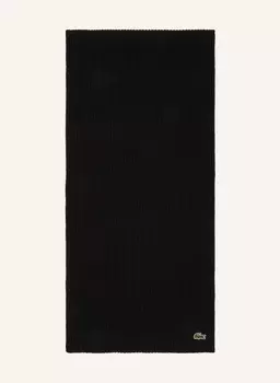 Шарф LACOSTE, черный