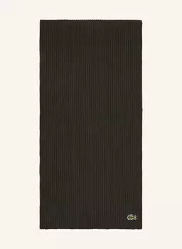Шарф LACOSTE, темно-зеленый