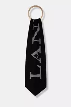Шарф Lanvin, черный