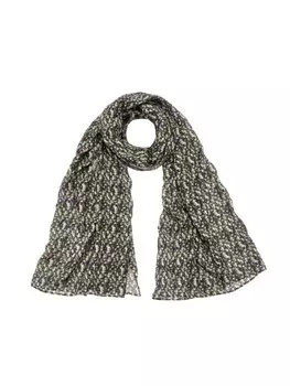 Шарф LASCANA, темно-зеленый