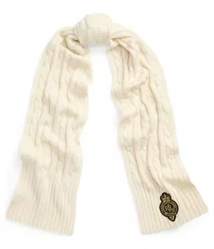 Шарф Lauren Ralph Lauren, бежевый