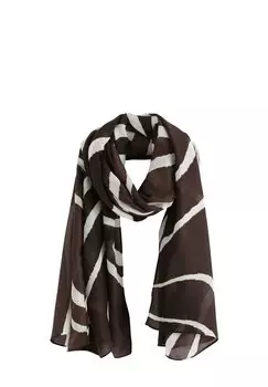 Шарф Lindex, темно-коричневый